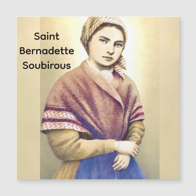 Santa Bernadette Soubirous (Anverso)