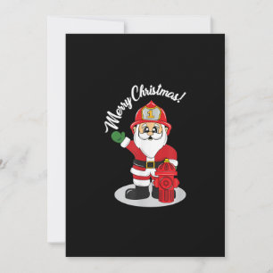 Santa Bombero Navidad Invierno