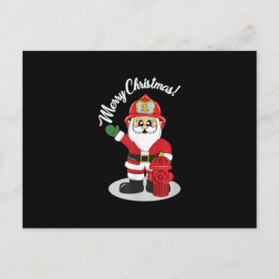 Santa Bombero Navidad Invierno