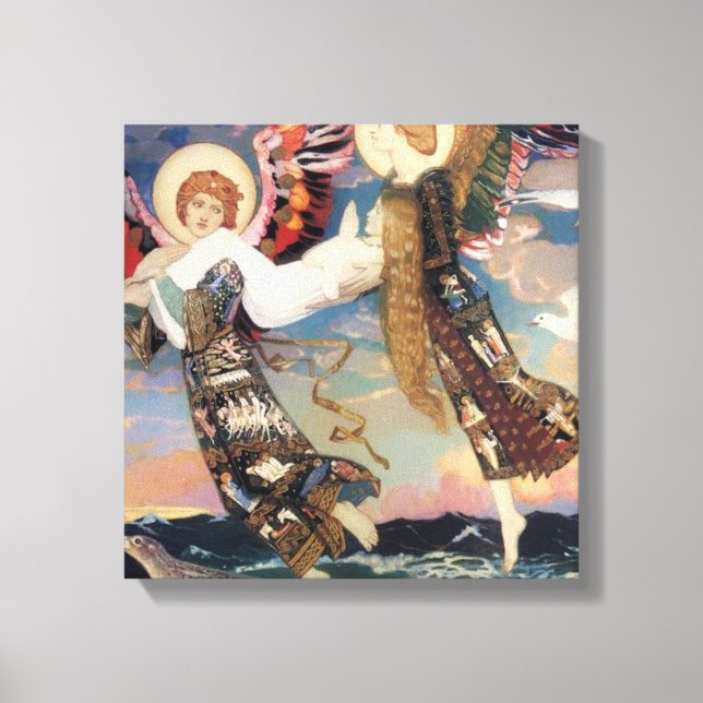 “Santa Brígida” Arte angelical de John Duncan (Anverso)