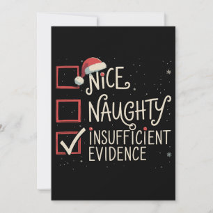 Santa Bueno Malo Evidencia Insuficiente Navidad