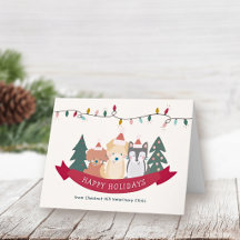 Santa Cachorros Perros Negocio Mascotas Navidad