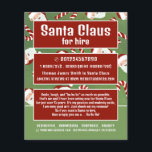 Santa Candy, publicidad de artistas de Santa Claus<br><div class="desc">Santa Candy,  Santa Claus Entertainer Advertising Flyers By The Business Card Store.</div>