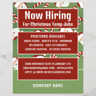 Santa Candy, publicidad estacional de reclutamient