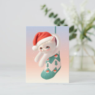 Santa Cat: Bao Bao en calcetín de Navidad Arte