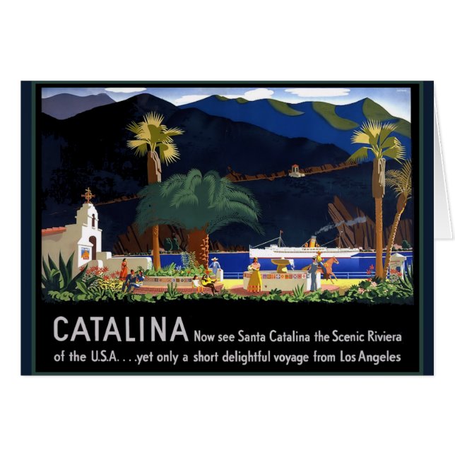 Santa Catalina California (Anverso (Horizontal))