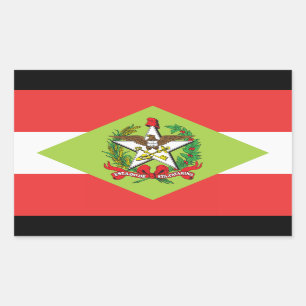 Santa Catarina, pegatinas brasileños de la bander