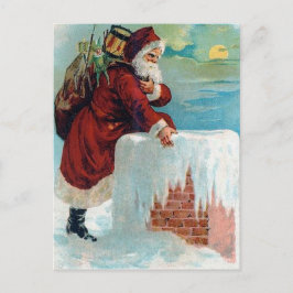 Santa cayendo por la Navidad de los Viñedos de Chi