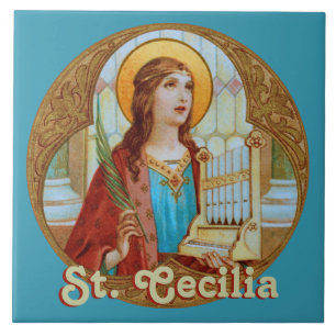 Santa Cecilia de Roma (BK 003) Baldosa Cerámica 1