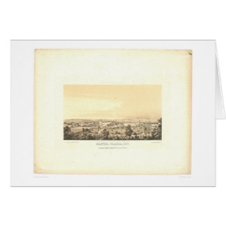 Santa Clara, mapa panorámico 1856 (1585A) del CA