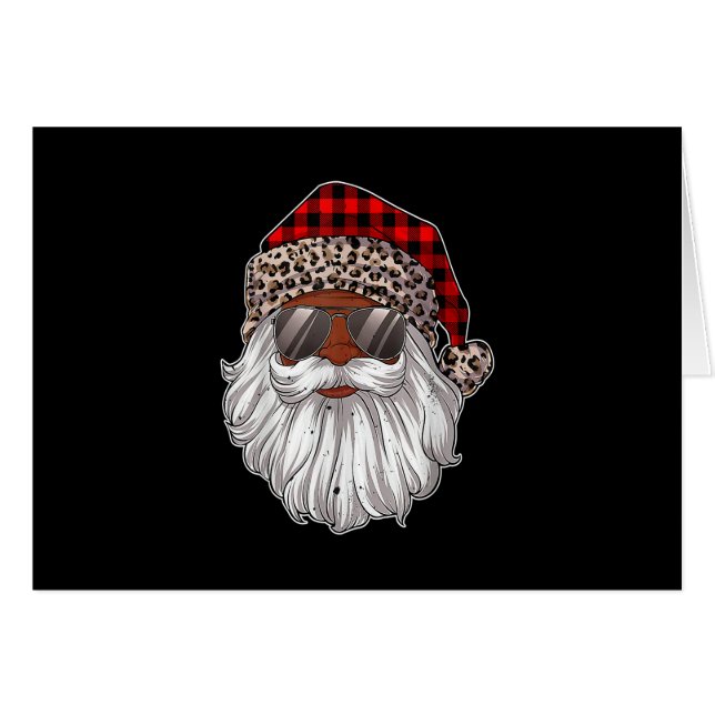 Santa Claus, afroamericano, Navidades negros, Leop (Anverso (Horizontal))