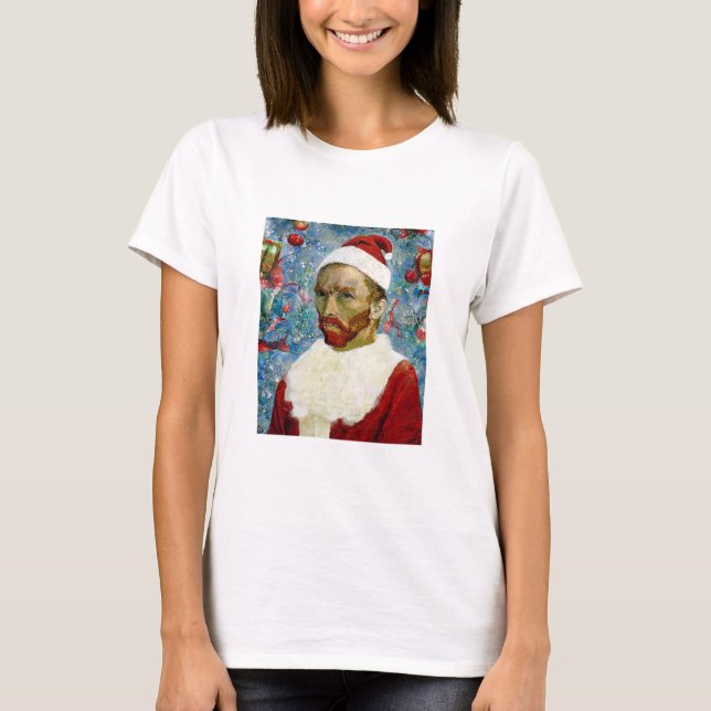 Santa Claus, camiseta Van Gogh (Anverso)