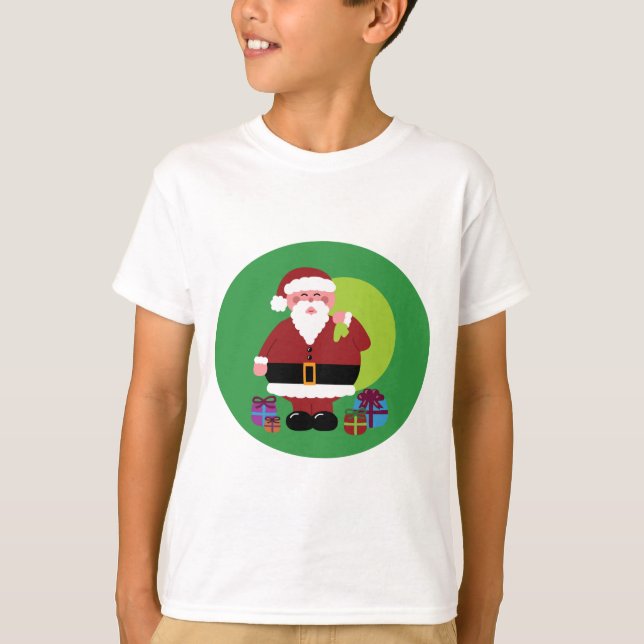 Santa Claus con camiseta actual (Anverso)