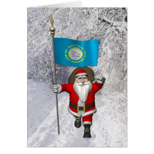 Santa Claus Con El Fin De Dakota Del Sur