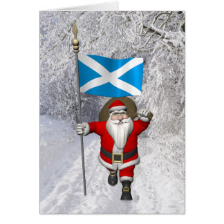 Santa Claus Con El Fin De Escocia