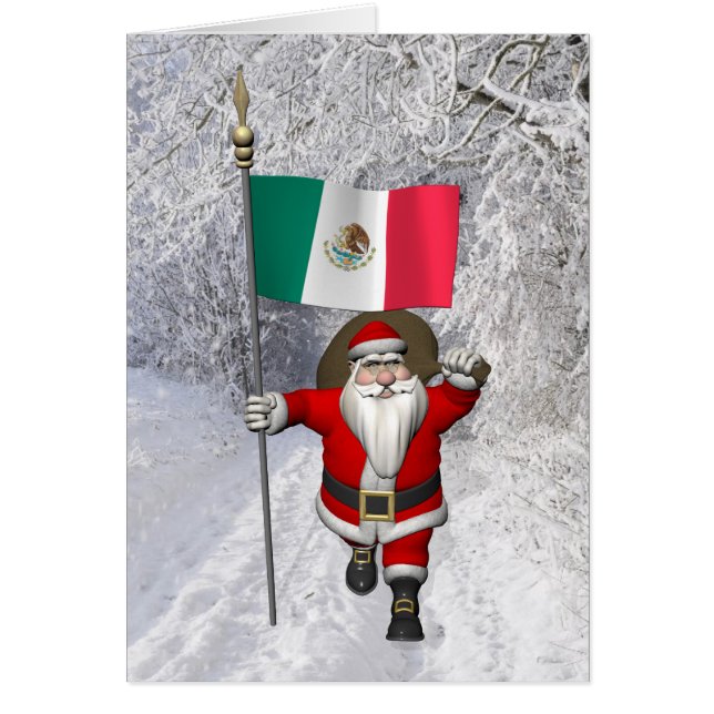 Santa Claus Con El Fin De México (Frente)