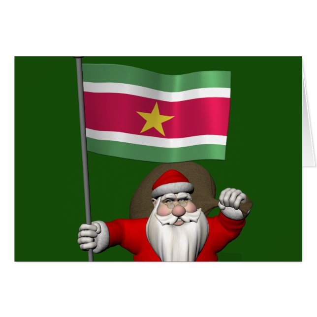 Santa Claus Con El Fin De Surinam (Anverso (Horizontal))