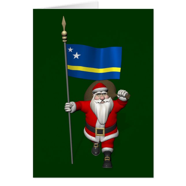 Santa Claus Con El Firma De Curazao (Frente)