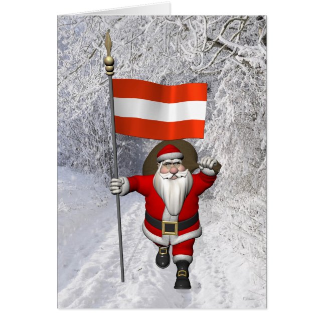 Santa Claus Con El Firme De Österreich (Frente)