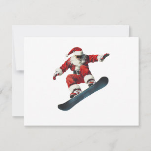 Santa Claus de Navidad Snowboard Snowboarding Snow