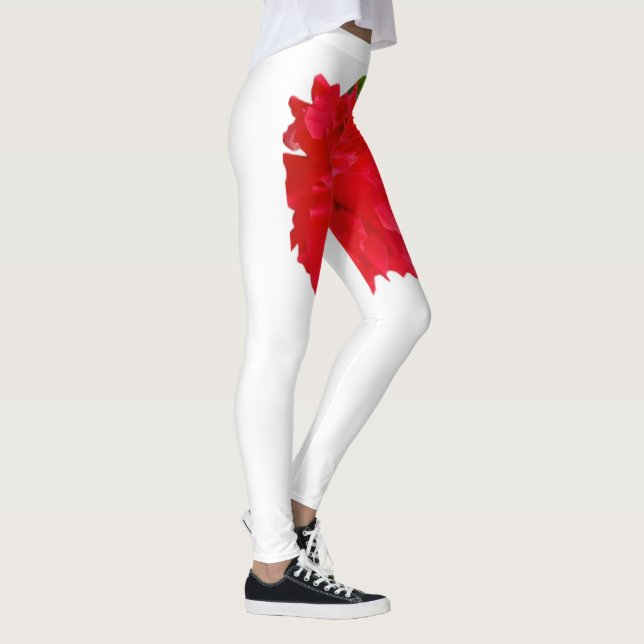 Santa Claus disfrazado Purpurina Navidades Legging (Derecha)