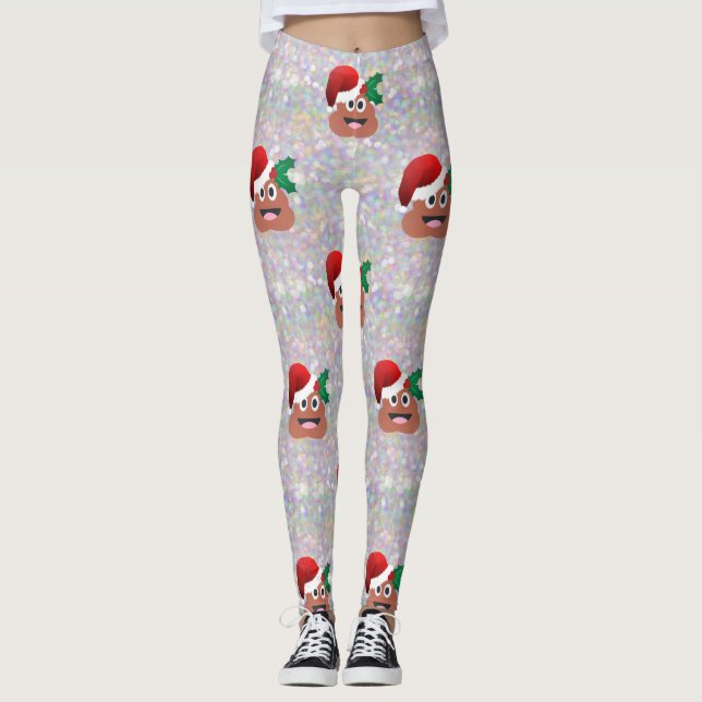 santa claus emoji leggings (Anverso)