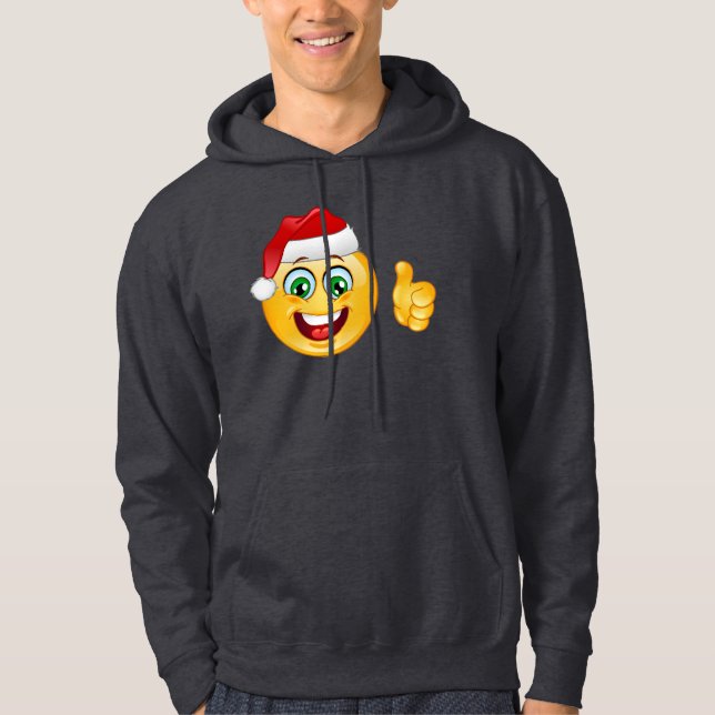 santa claus emoji significa sudadera encapuchada (Anverso)