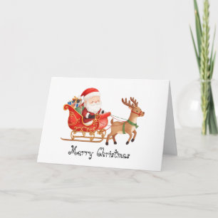 Santa Claus está llegando Tarjeta de Felicitación 