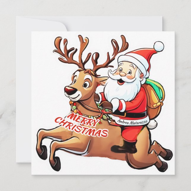 Santa Claus Feliz Navidad (Anverso)