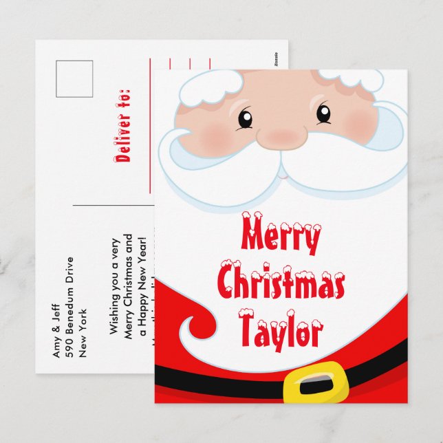 Santa Claus Feliz Navidad (Anverso / Reverso)