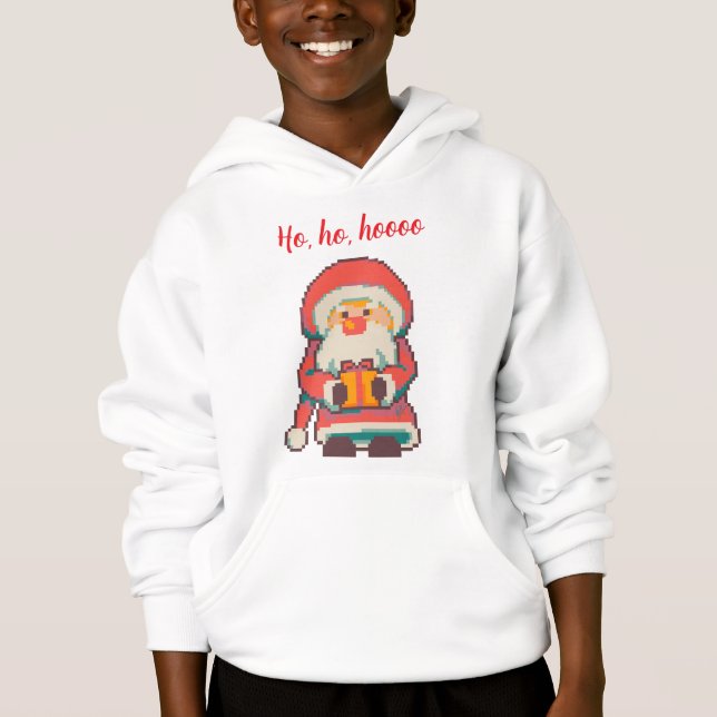 Santa, Claus Ho, Ho, Pixelart, Pixel Art  (Anverso)