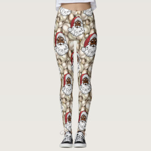 santa claus leggings