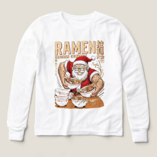 Santa Claus Maestro Ramen Japonés Arte de Navida