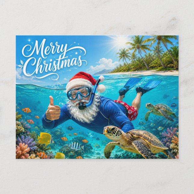 SANTA CLAUS Navidad Snorkel  (Anverso)