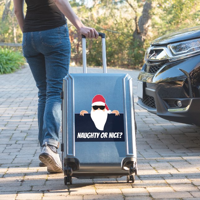 SANTA CLAUS NAVIDADES LUGGAGE - PEGATINA DE DECLAR (Maleta Insitu)