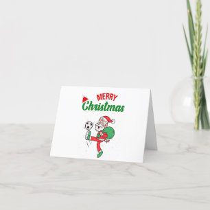 Santa Claus Personalizado Jugando Fútbol Navidad