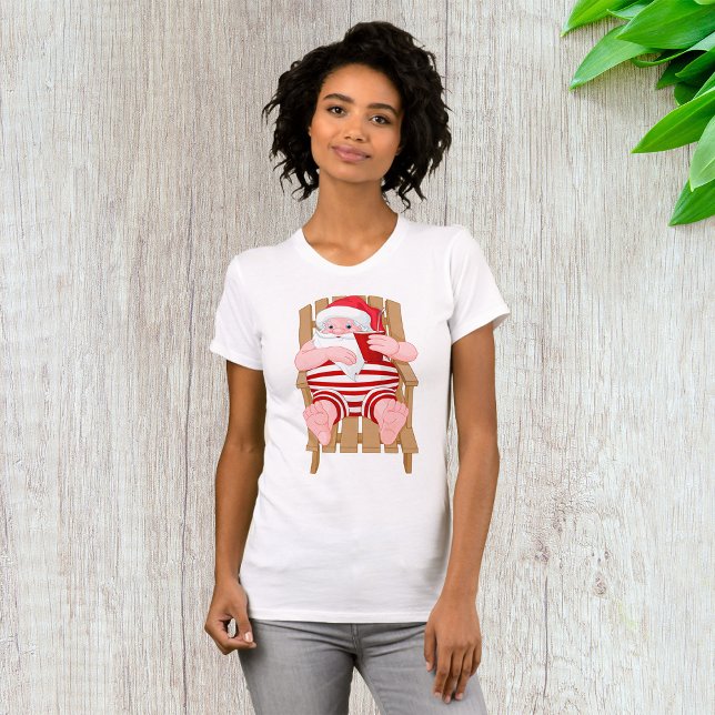 Santa Claus relaja a las mujeres camisetas (Subido por el creador)