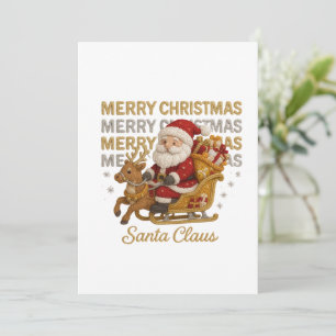 Santa Claus Retro Navidad Vintage Festivo