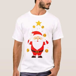 Santa Claus se reúne con Moisés: Camiseta Starry ú
