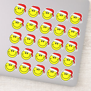 Santa Claus sonriente Pegatinas de Emoji