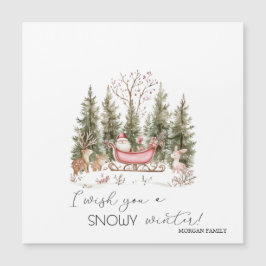 Santa Claus,Trineo,Regalos Bosque Navidad