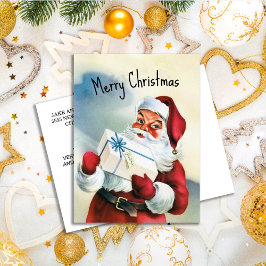 Santa Claus vintage Feliz Navidad
