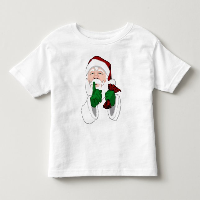 Santa Clause Bebé Shirt Fun Toddler Santa camiseta (Anverso)