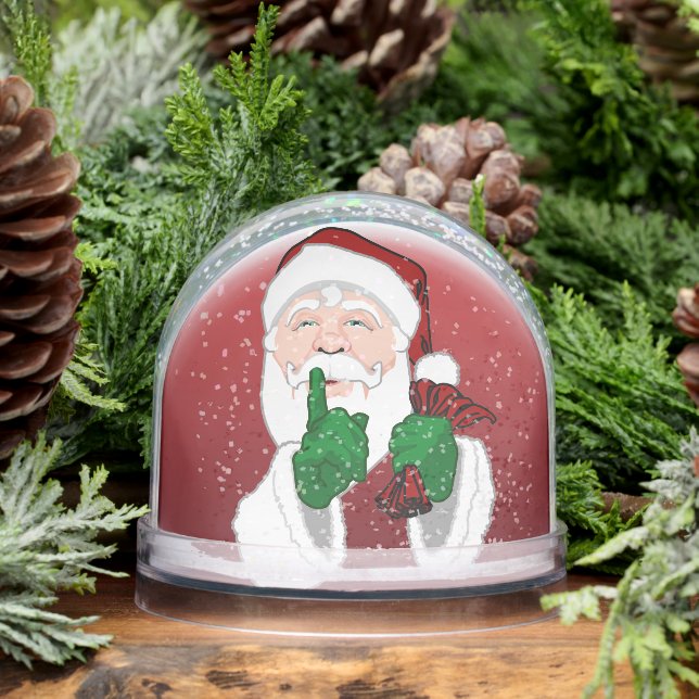 Santa Clause Snow Globe Custom Christmas Snowglobe (Invierno)