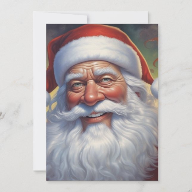Santa Cláusula Feliz Navidad Feliz Año Nuevo (Anverso)