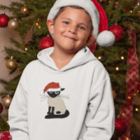 Santa Cláusula Siamesa - Gato gracioso de Mascota 
