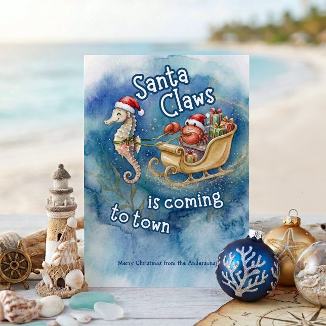 Santa Claws llega a la ciudad Navidad Costera (Subido por el creador)