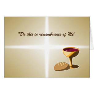 Santa Comunión: Pascua de Pascua de Pan y Vino