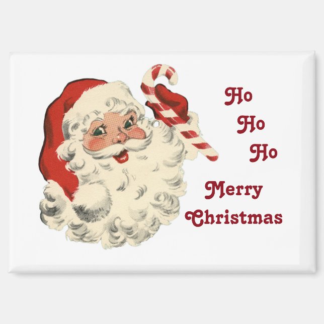 Santa con imán de caña de caña (Anverso)