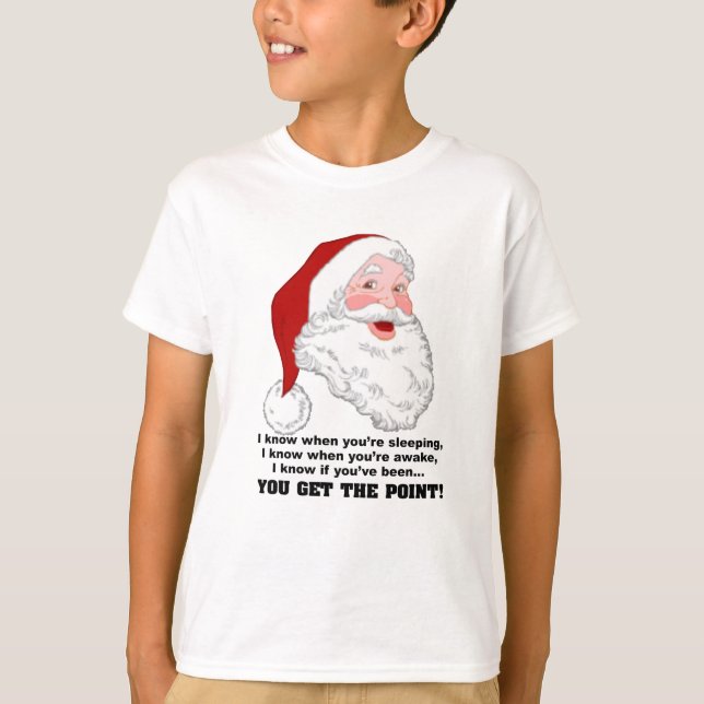 Santa conoce la camiseta (Anverso)